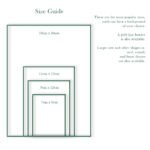 rectangle photoceramic size guide