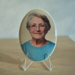 lady in ceramic photo